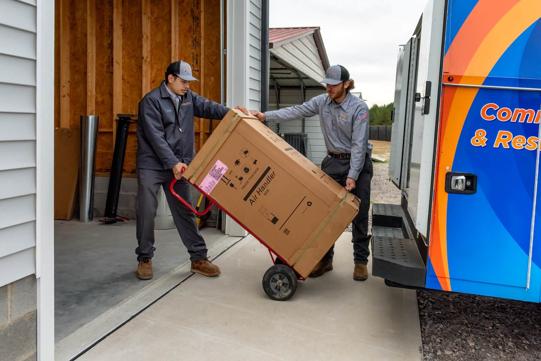 loading the truck